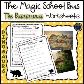 magic school bus busasaurus worksheet